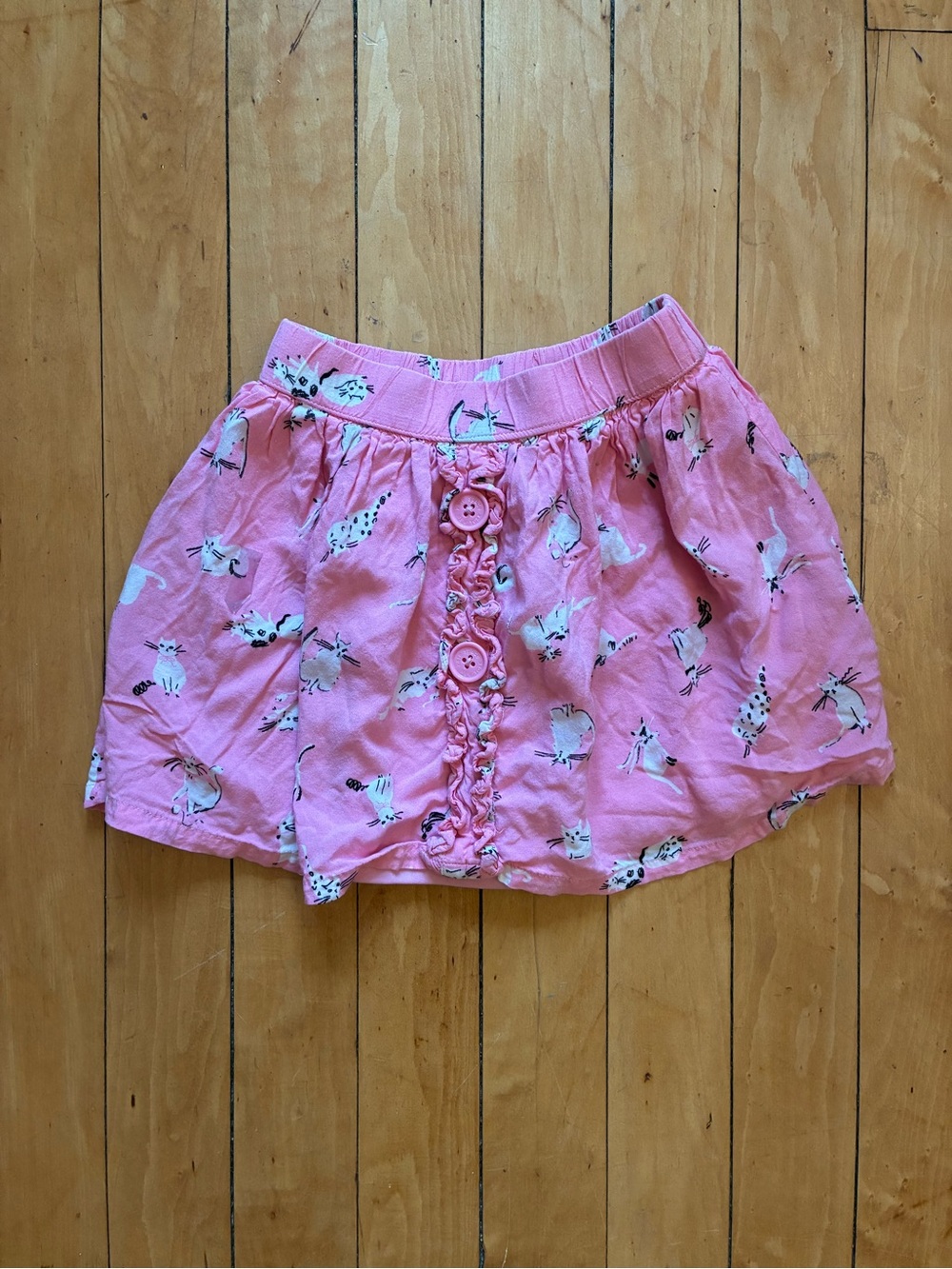 kate spade Pink Cat Print Skirt